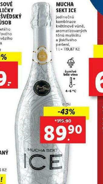 Lidl Mucha sekt ice nabídka