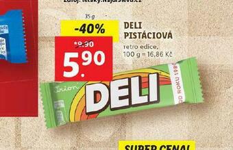 Lidl Deli pistáciová nabídka