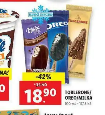 Lidl Toblerone / oreo / milka nabídka
