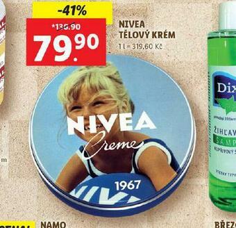 Lidl Nivea tělový krém nabídka