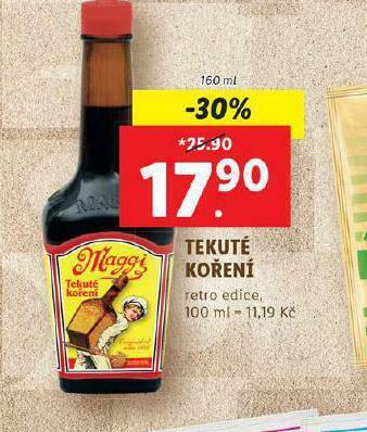 Lidl Maggi tekuté koření nabídka