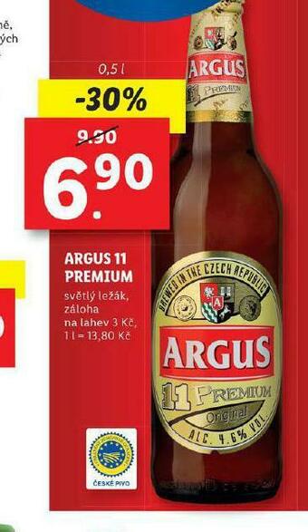 Lidl Pivo argus 11 premium nabídka