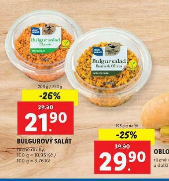 Lidl Bulgurový salát nabídka