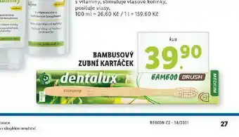 Lidl Bambusový zubní kartáček nabídka