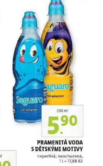 Lidl Pramenitá voda s dětskými motivy nabídka