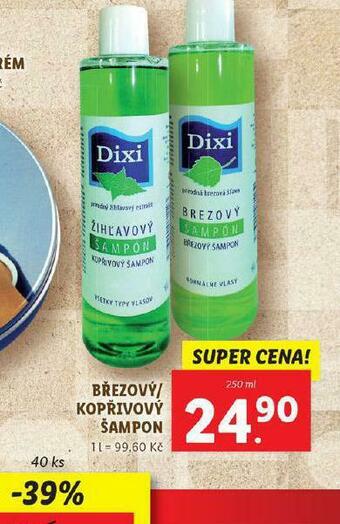 Lidl Březový / kopřivový šampon nabídka