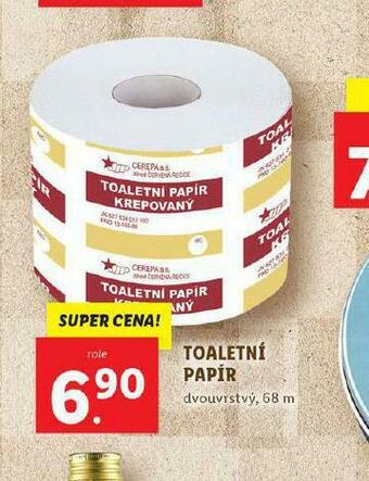 Lidl Toaletní papír nabídka