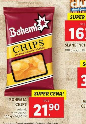 Lidl Bohemia chips nabídka