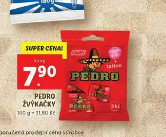 Lidl Pedro žvýkačky nabídka