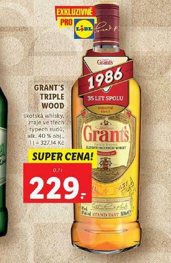 Lidl Grant´s triple wood nabídka