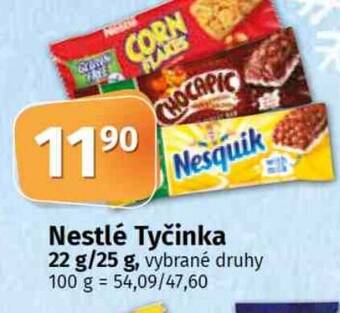 Konzum Nestlé Tyčinka 22 g/25 g nabídka