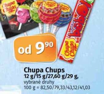 Konzum Chupa Chups 12 g/15 g/27,60 g/29 g nabídka