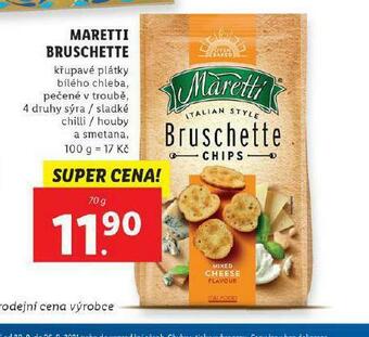 Lidl Maretti bruschette nabídka