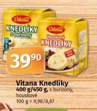 Konzum Vitana Knedlíky 400 g/450 g nabídka