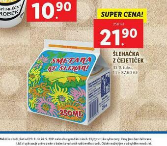 Lidl Šlehačka z čejetiček nabídka