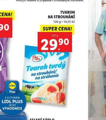 Lidl Tvaroh na strouhání nabídka