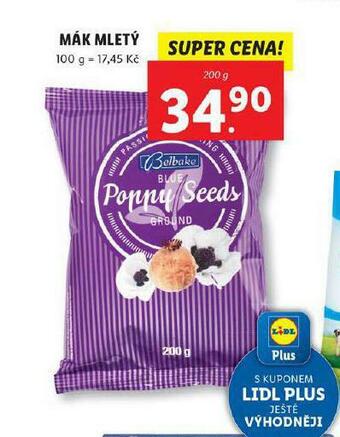 Lidl Mák mletý nabídka
