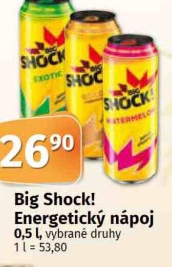 Konzum Big Shock! Energetický nápoj 0,5 L nabídka