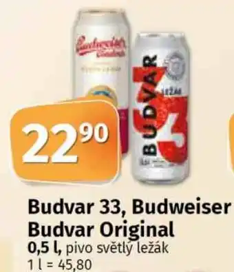 Budvar 33, Budweiser Budvar Original 0,5 L