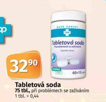 Konzum Tabletová soda 75 tbl. nabídka