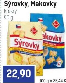 Konzum Sýrovky, Makovky nabídka