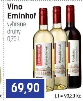 Konzum Víno Eminhof nabídka