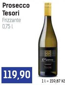 Konzum Prosecco Tesori Frizzante 0,75 L nabídka