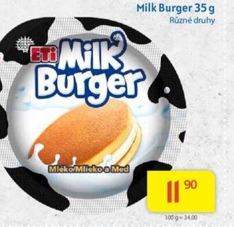 Kubík potraviny Milk Burger 35 g nabídka