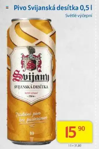 Kubík potraviny Pivo Svijanská desítka 0,5 L nabídka