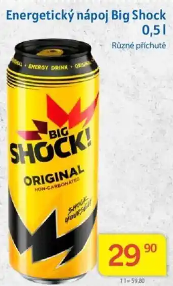 Kubík potraviny Energetický nápoj Big Shock 0.5L nabídka