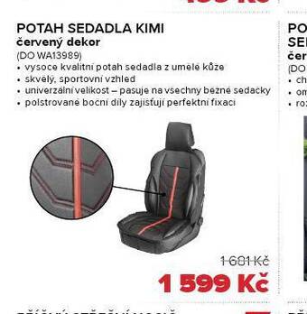 Auto Kelly Potah sedadla kimi nabídka