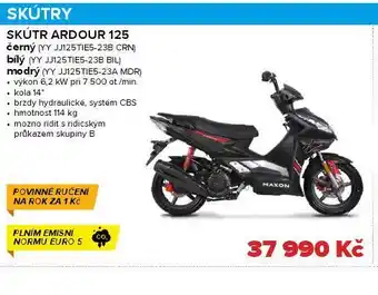 Auto Kelly Skútr ardour 125 nabídka