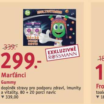 Rossmann Marťánci gummy nabídka