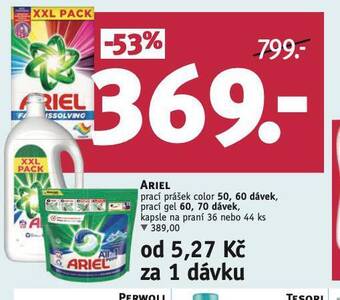 Rossmann Ariel prací prostředek nabídka