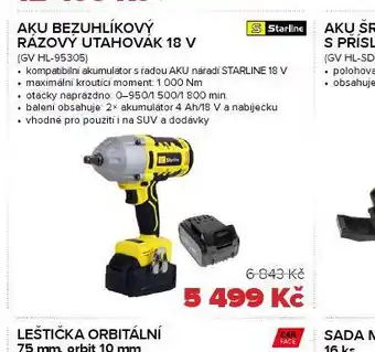 Auto Kelly Aku bezuhlíkový rázový utahovák 18 v nabídka