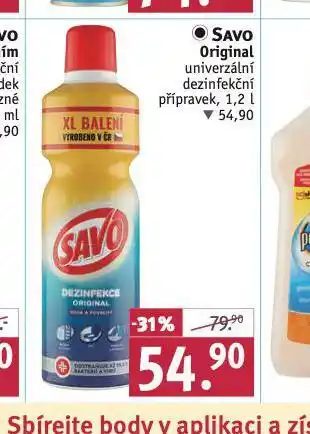 Rossmann Savo original nabídka