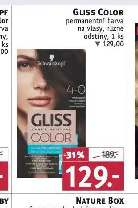 Rossmann Gliss color permanentní barva na vlasy nabídka