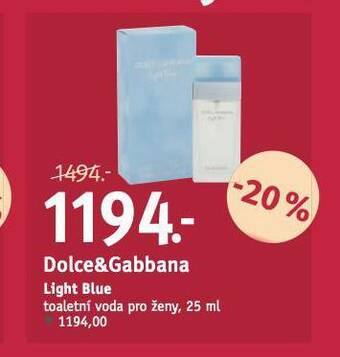 Rossmann Dolce&gabbana light blue nabídka
