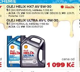 Auto Kelly Motorový olej helix hx7 av 5w-30 nabídka