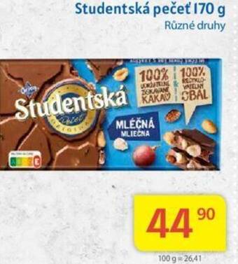 Kubík potraviny Studentská pečeť 170 g nabídka