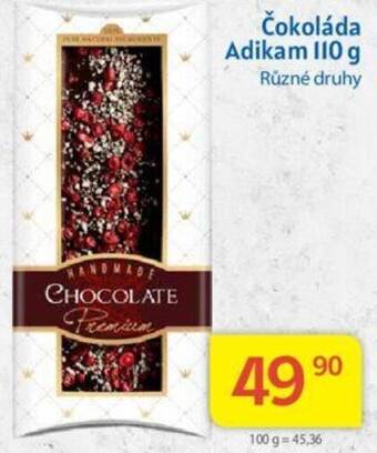 Kubík potraviny Čokoláda Adikam 110 g nabídka