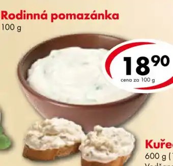 CBA Rodinná pomazánka 100 g nabídka