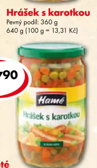 CBA Hrášek s karotkou nabídka