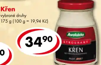 CBA Křen vybrané druhy 175 g nabídka