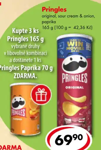 CBA Pringles nabídka