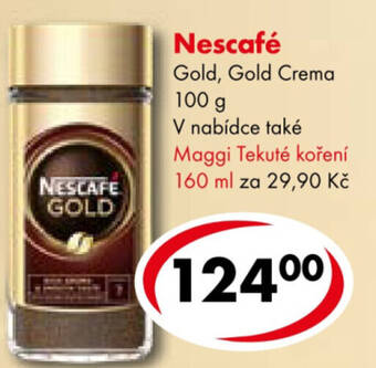 CBA Nescafé Gold, Gold Crema 100 g nabídka