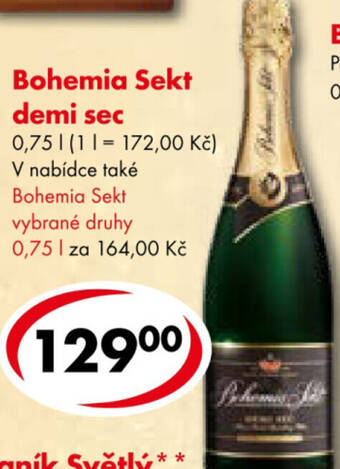 CBA Bohemia Sekt demi sec nabídka