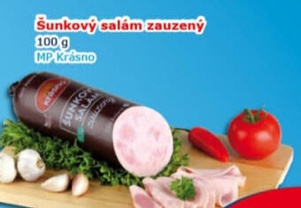 ESO MARKET Šunkový salám zauzený 100 g nabídka