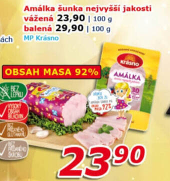ESO MARKET Amálka šunka nejvyšší jakosti nabídka