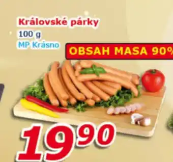 ESO MARKET Královské párky 100 g nabídka